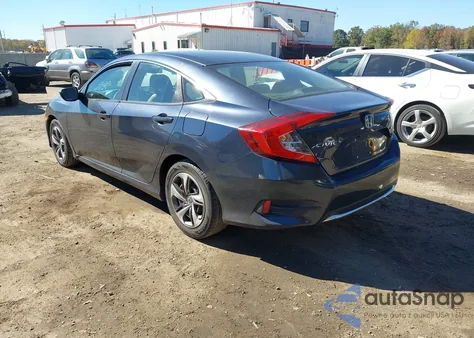 2020 Honda Civic Lx from USA, damaged, VIN 19XFC2F63LE009893